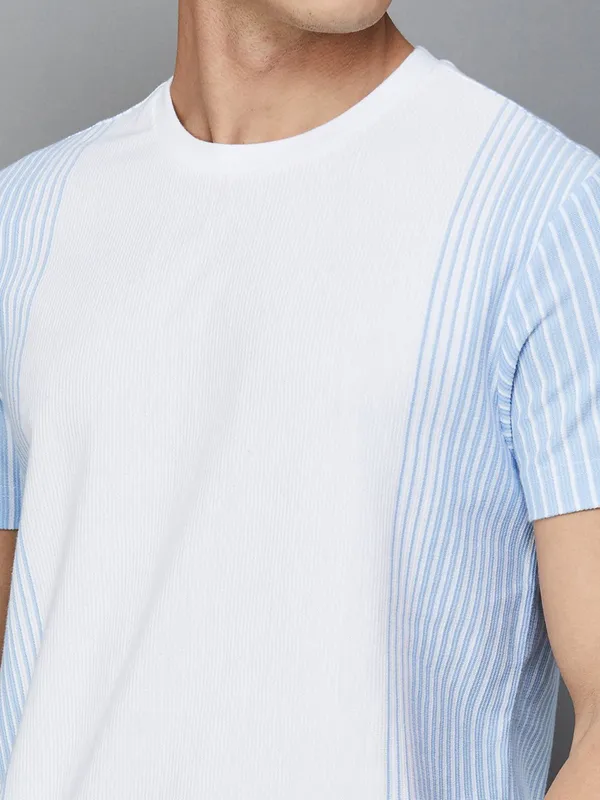 UCB white and blue cotton t-shirt