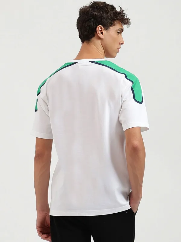 UCB white plain cotton shirti slim fit and cotton fabric