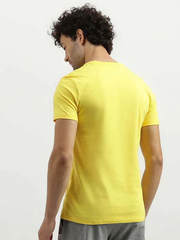 UCB yellow cotton t shirt