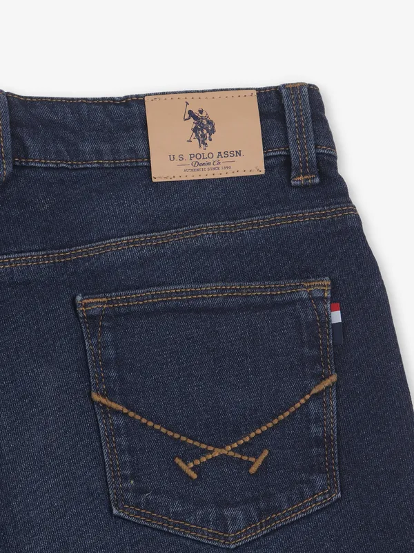 US POLO ASSN blue washed slim fit jeans