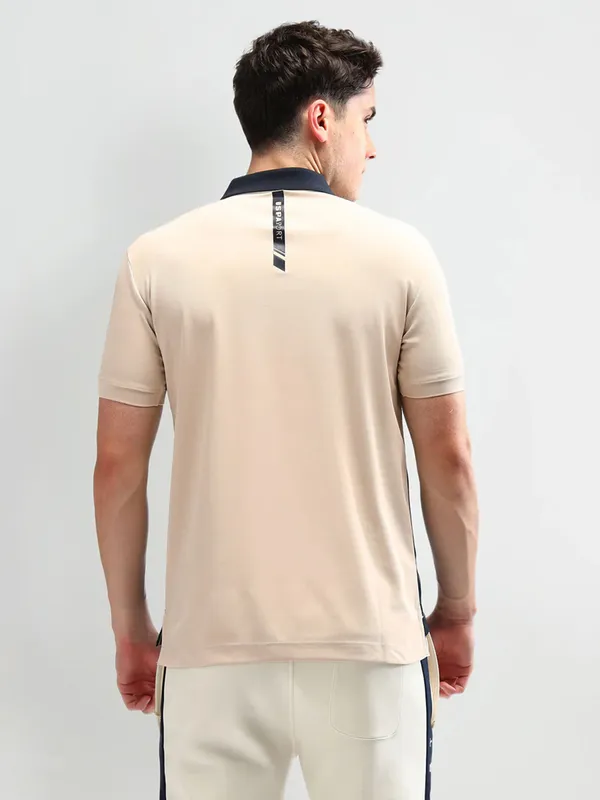 US POLO black and beige cotton t-shirt