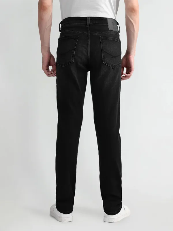 US POLO  charcoal grey slim tapered washed jeans