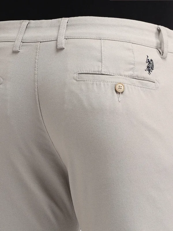 US POLO cotton grey men trouser