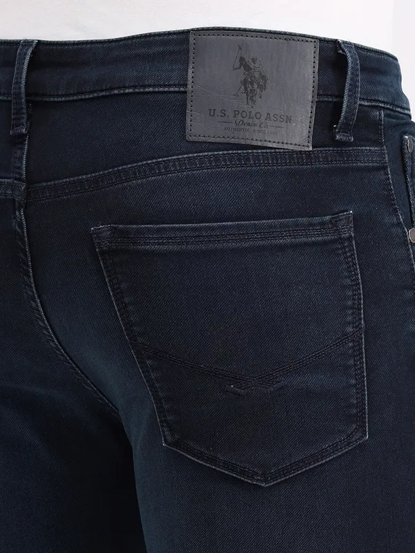 US POLO dark navy skinny washed jeans