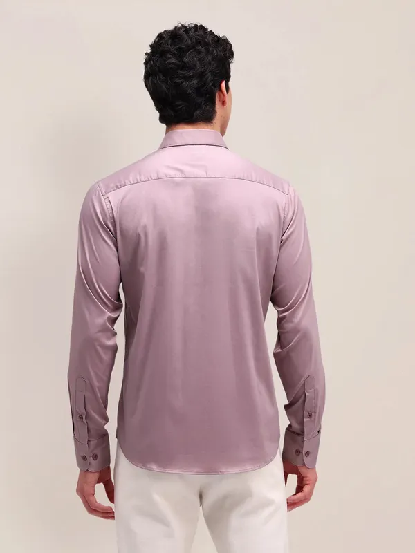 US POLO rose gold pink casual wear cotton shirt