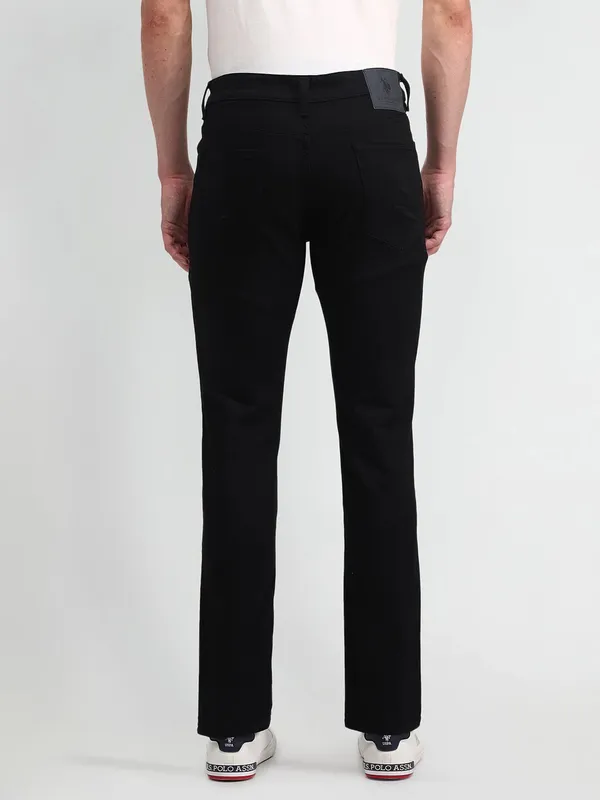 US POLO skinny fit black cotton jeans