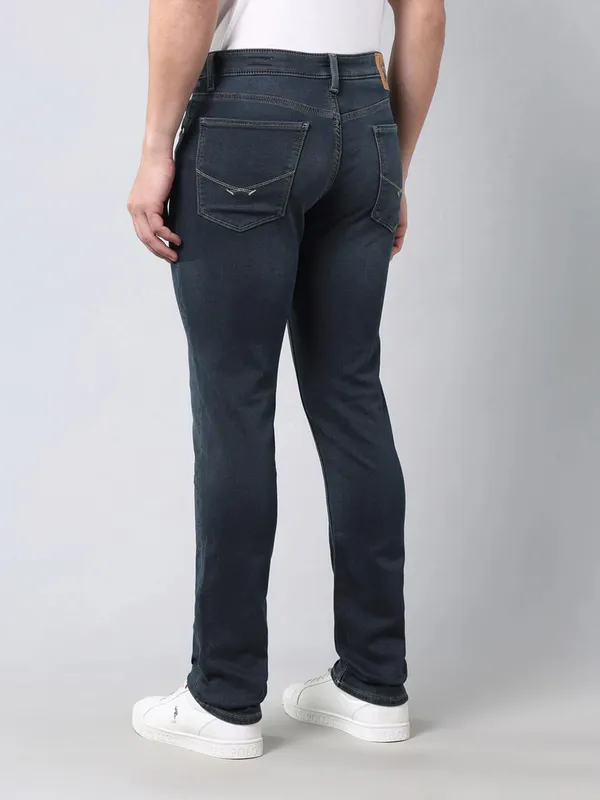 US POLO washed dark grey skinny fit jeans for mens