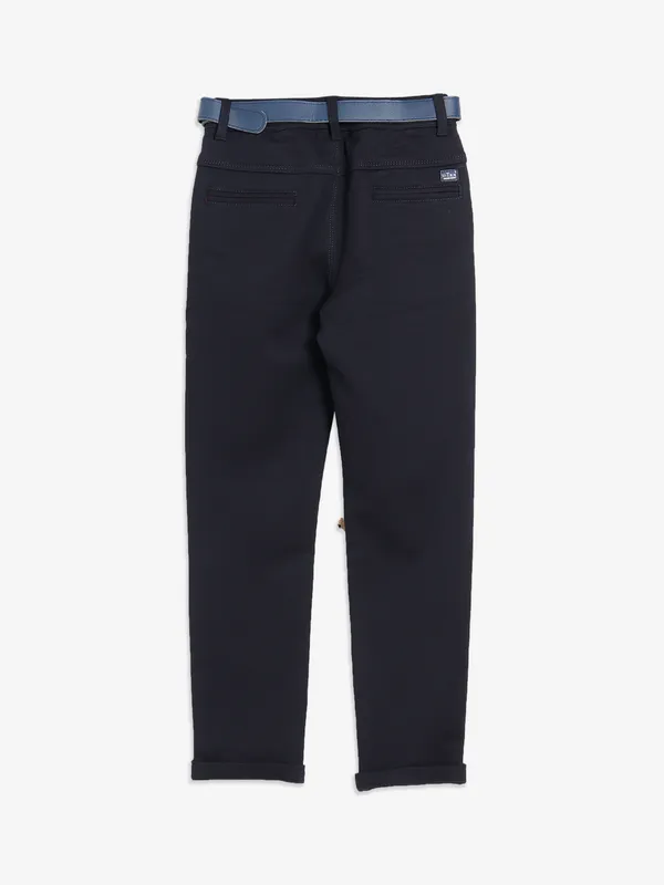 UTEX dark navy solid jeans