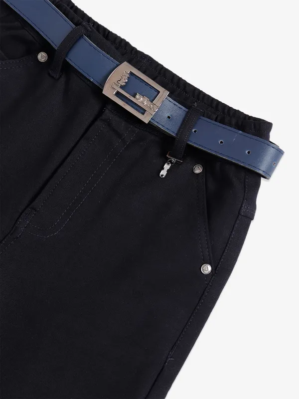 UTEX dark navy solid jeans