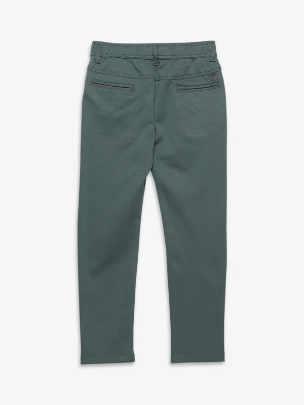 UTEX sage green solid jeans