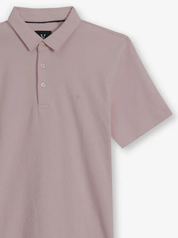 VAN HEUSEN light pink cotton t-shirt