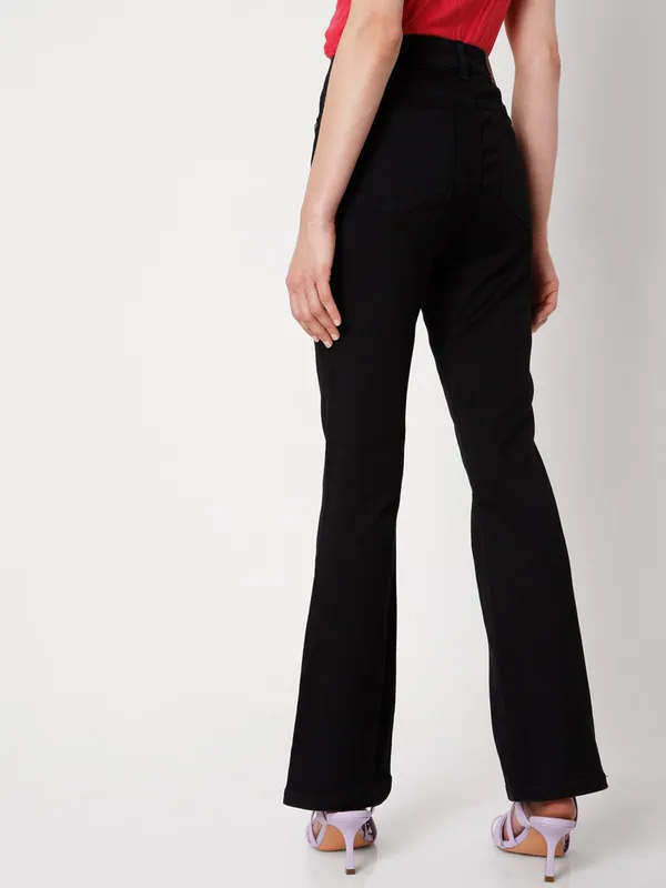 VERO MODA black denim bootcut jeans