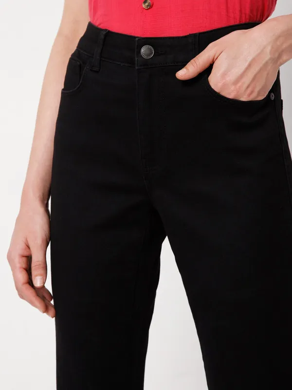 VERO MODA black denim bootcut jeans