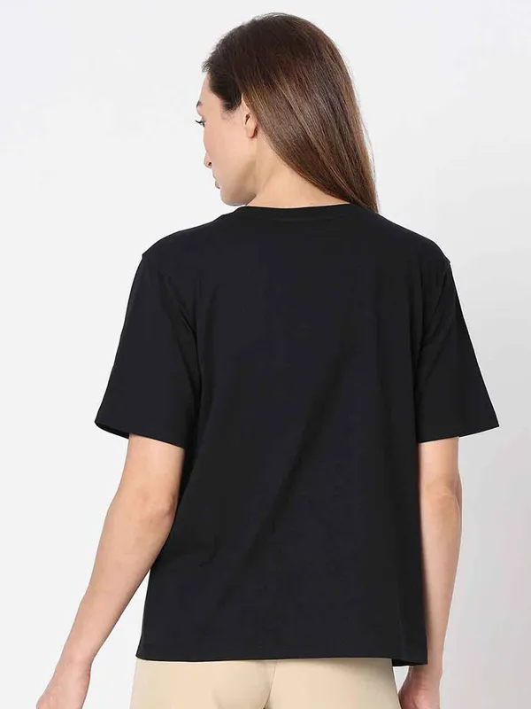 VERO MODA cotton black t-shirt