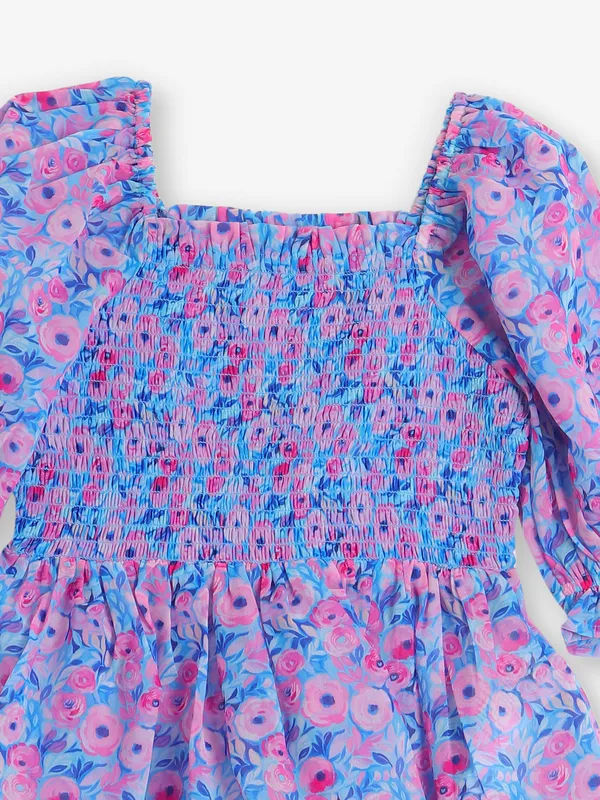 VERO MODA cotton blue printed top