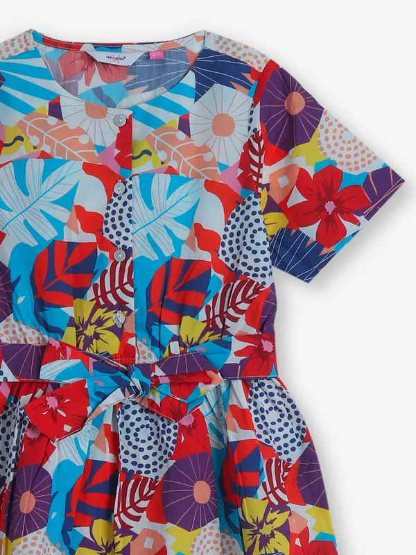 VERO MODA cotton multi printed dress
