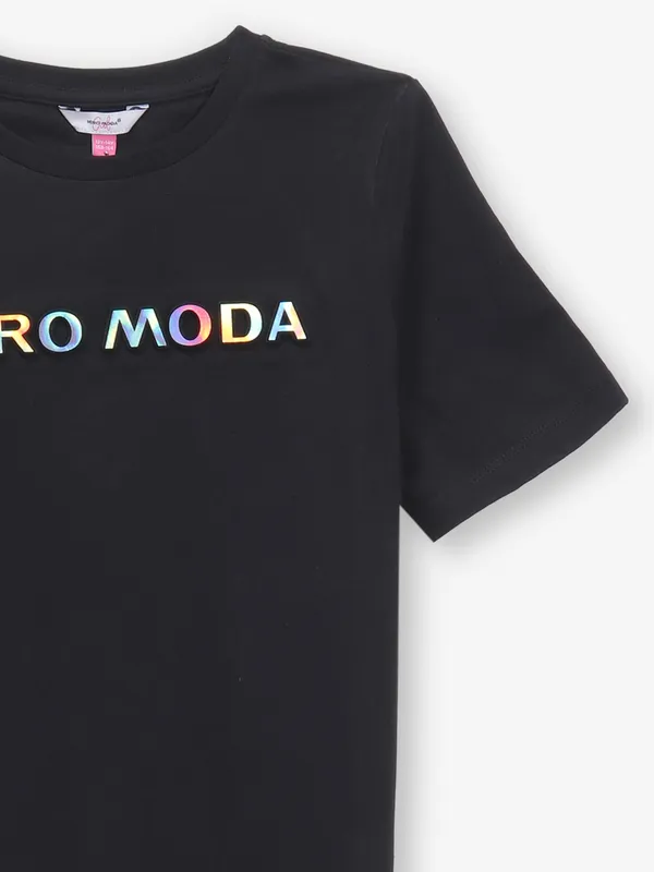 VERO MODA cotton t-shirt in black
