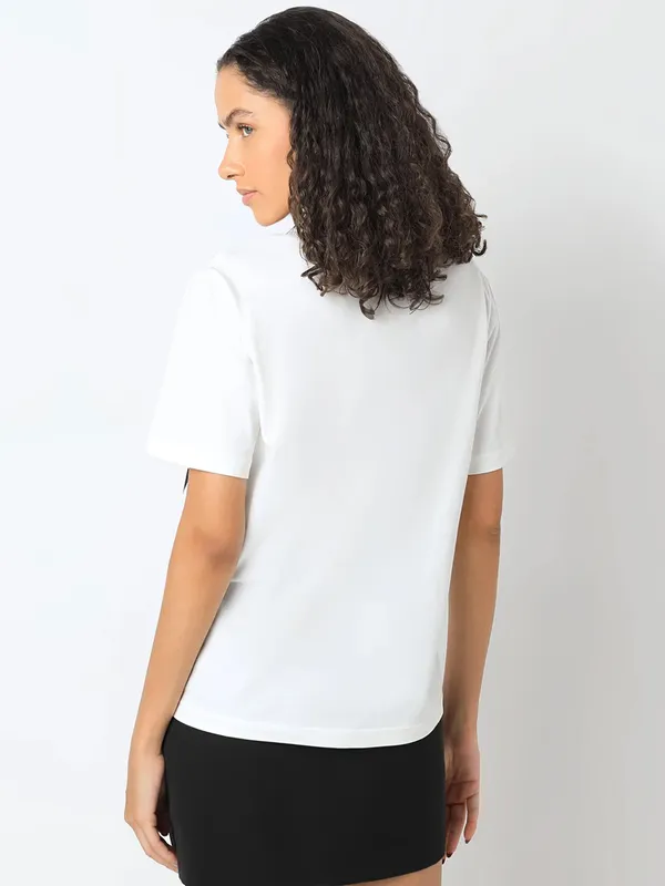 VERO MODA cotton white t-shirt
