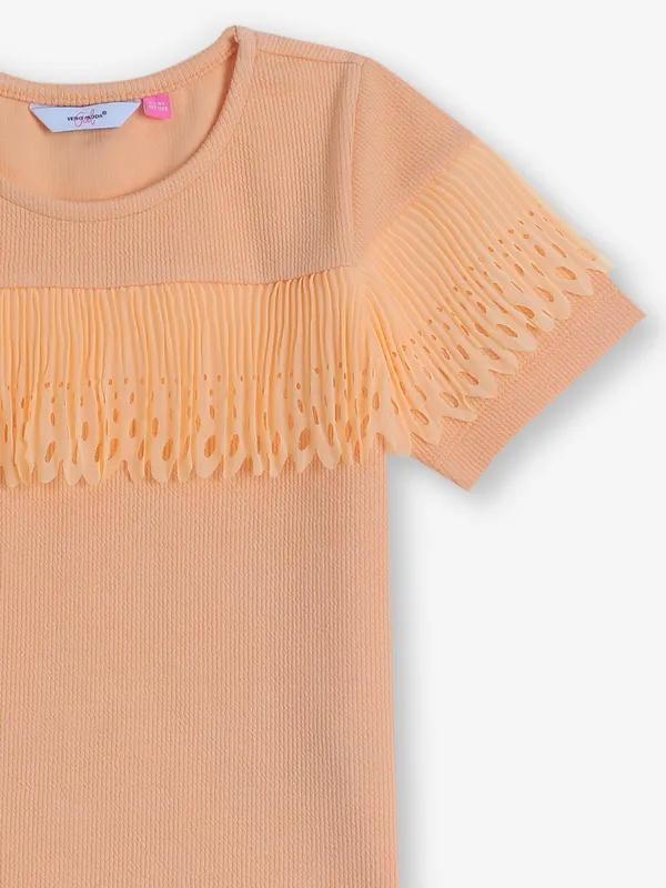 VERO MODA peach cotton top