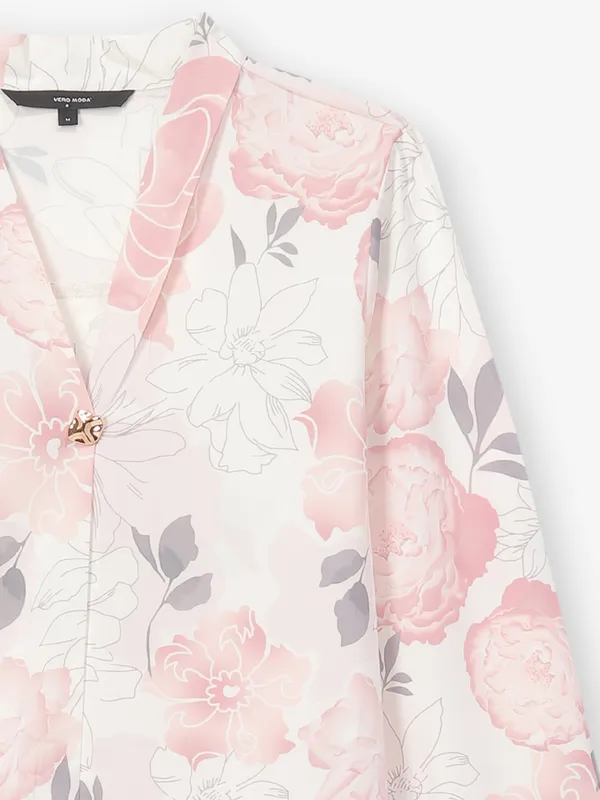 VERO MODA pink printed top for women