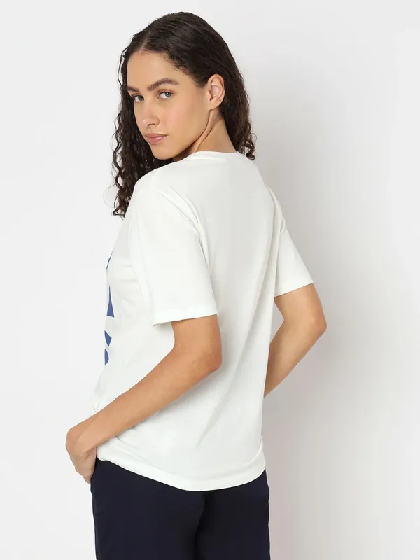 VERO MODA printed white t-shirt in cotton
