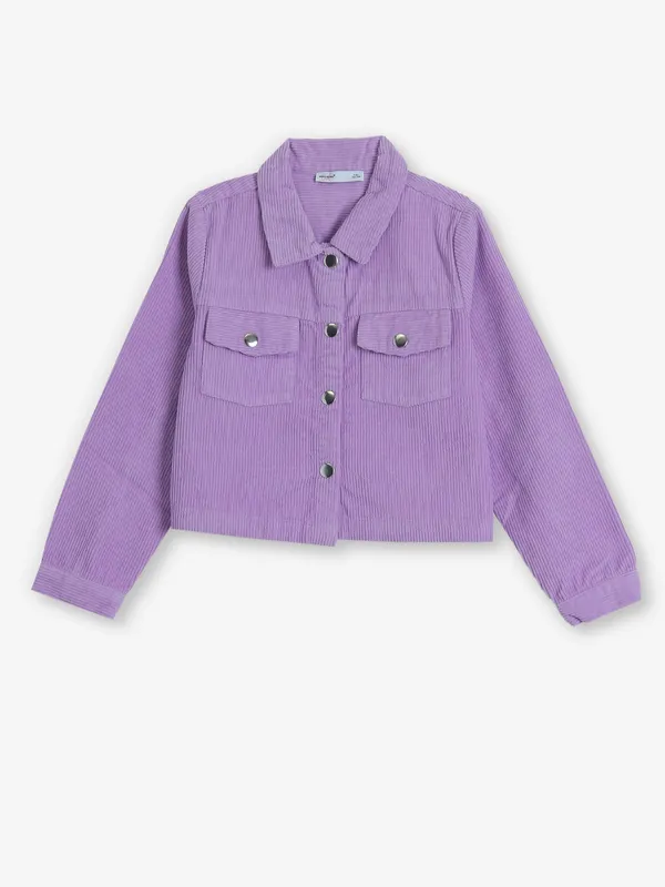 VERO MODA purple corduroy shirt