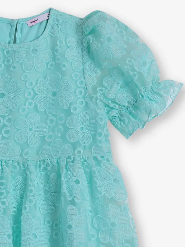 VERO MODA sea green georgette frock