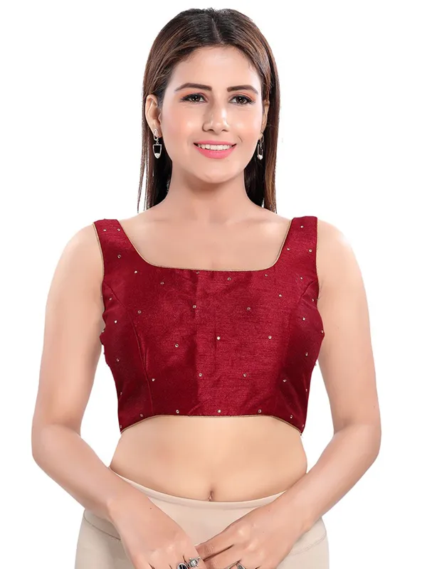 Wedding wear marron blouse for women
