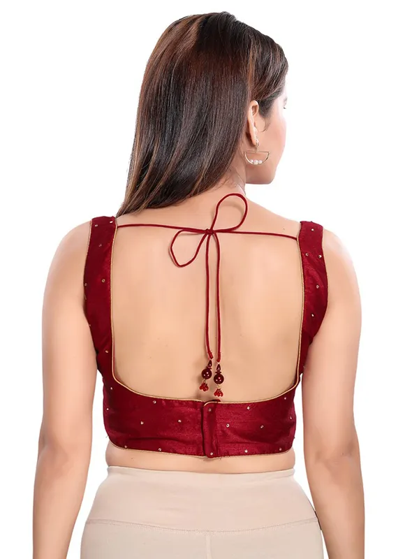 Wedding wear marron blouse for women