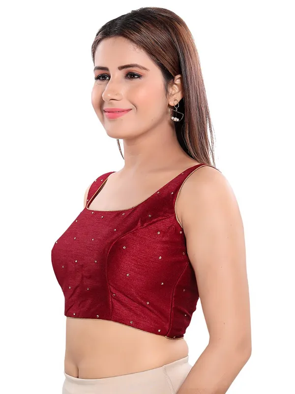 Wedding wear marron blouse for women