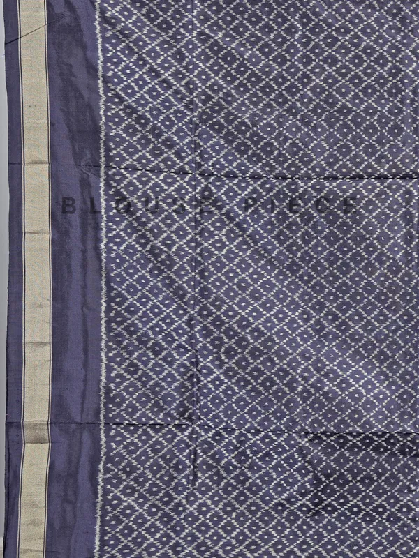 Navy patola silk saree with printed for festive