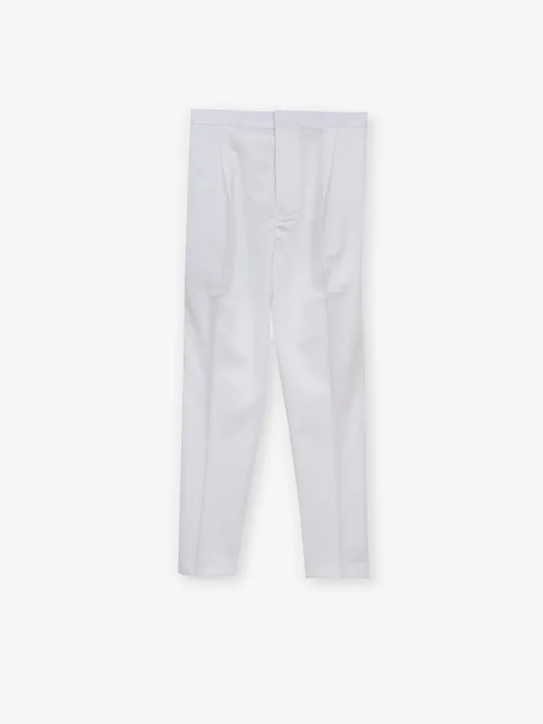 White and pastel pink Indowestern for boys