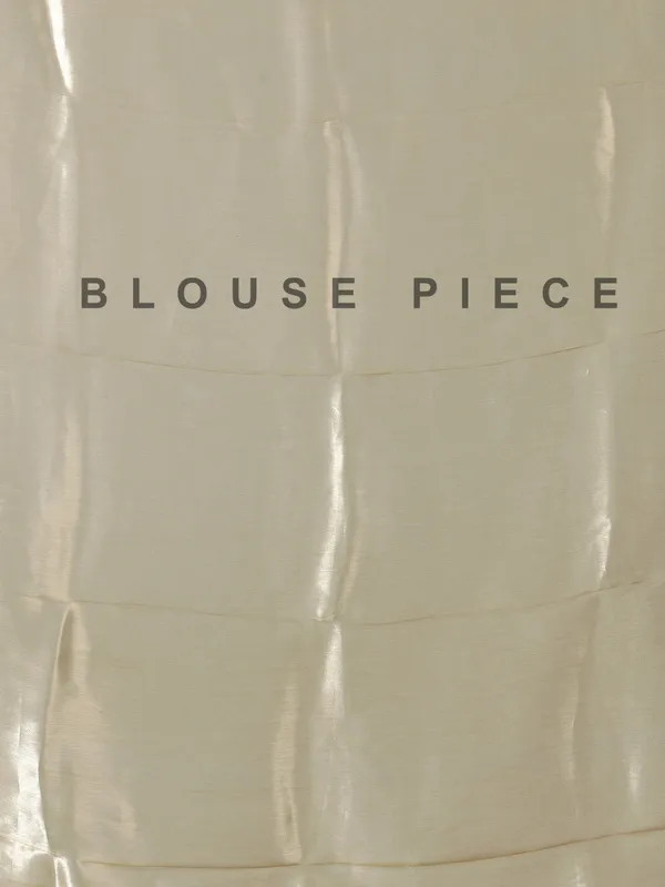 White lama tissue silk gota work saree
