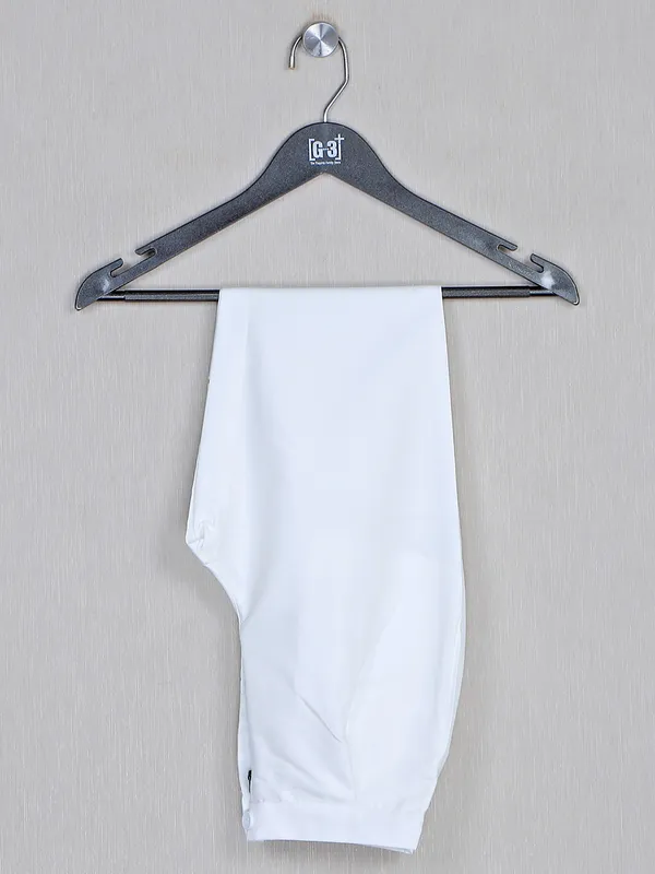 White plain festive wear boys cotton kurta suit