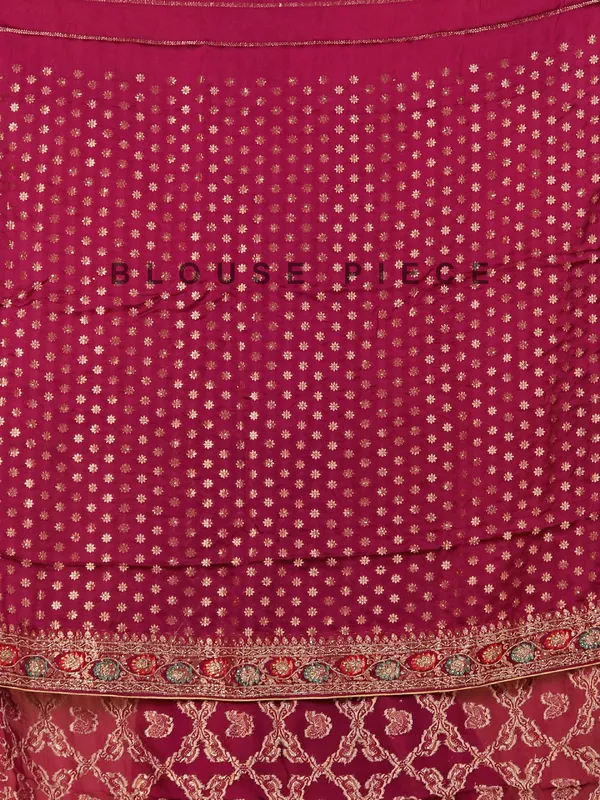 Wine dola silk wedding wear saree