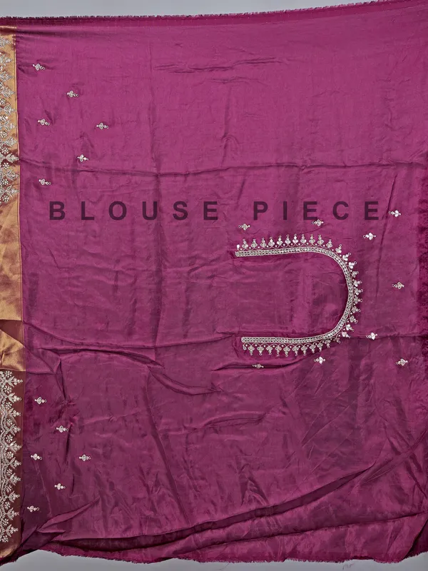 Wine patola silk wedding saree with zari weaving