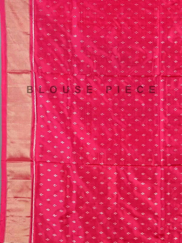 Yellow patola silk saree for festival wear