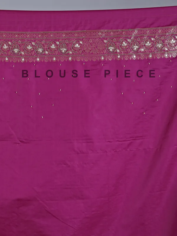 Wine silk saree for wedding celebration