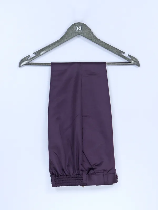 Wine terry rayon boys coat suit