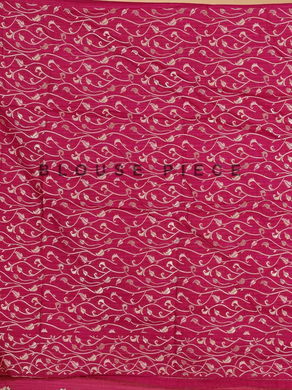 Wine zari weaving semi silk wedding saree