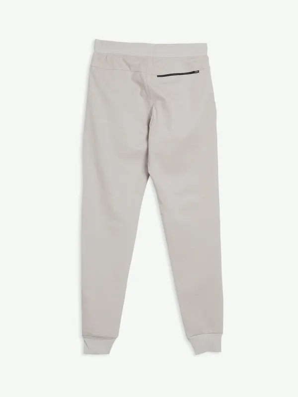XN Replay beige cotton solid track pant