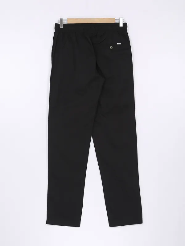 XN Replay black cotton men track pant