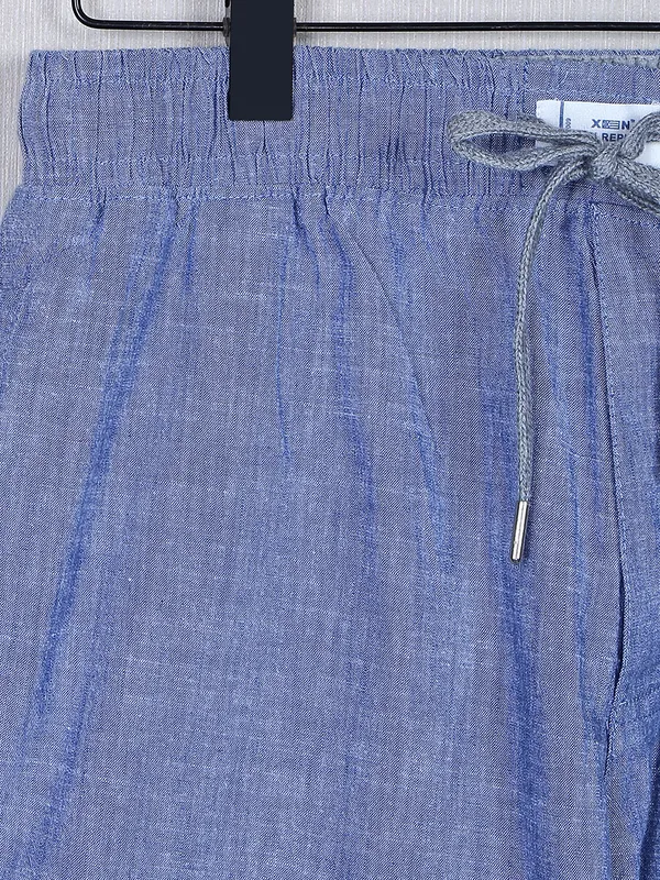 XN Replay blue cotton pant