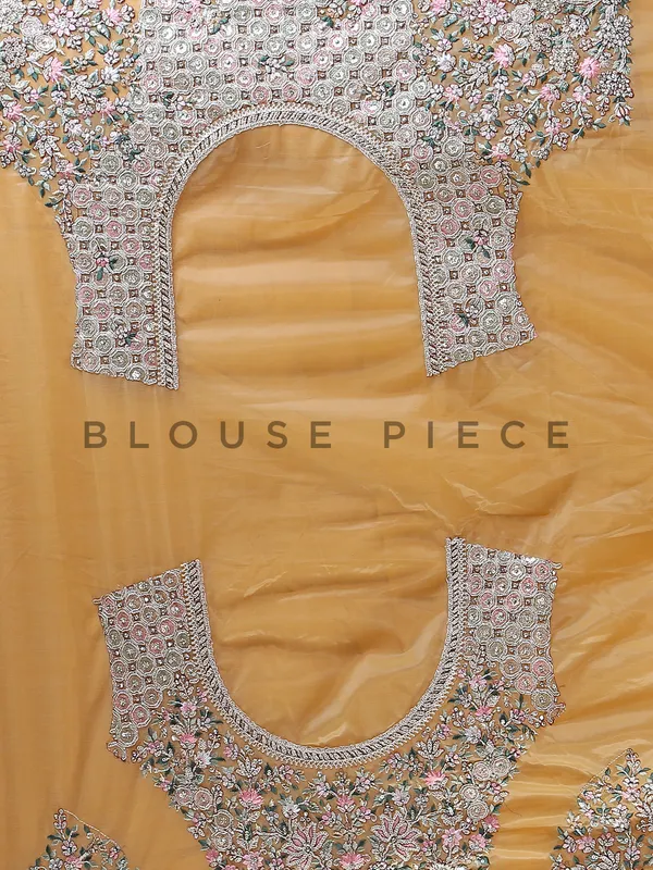 Yellow net lehenga choli for haldi wear