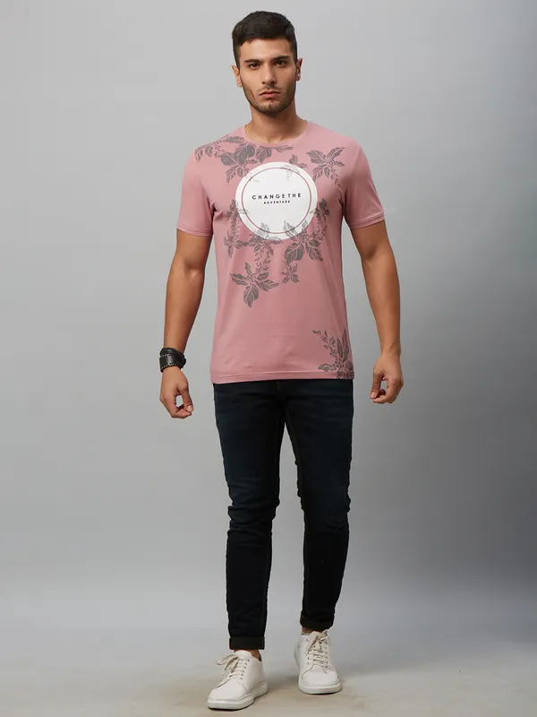 River Blue mauve pink t shirt
