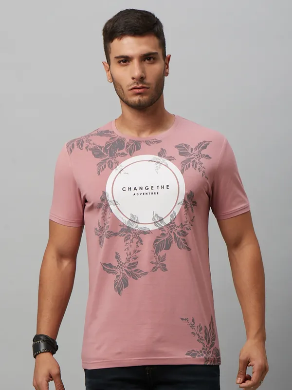 River Blue mauve pink t shirt