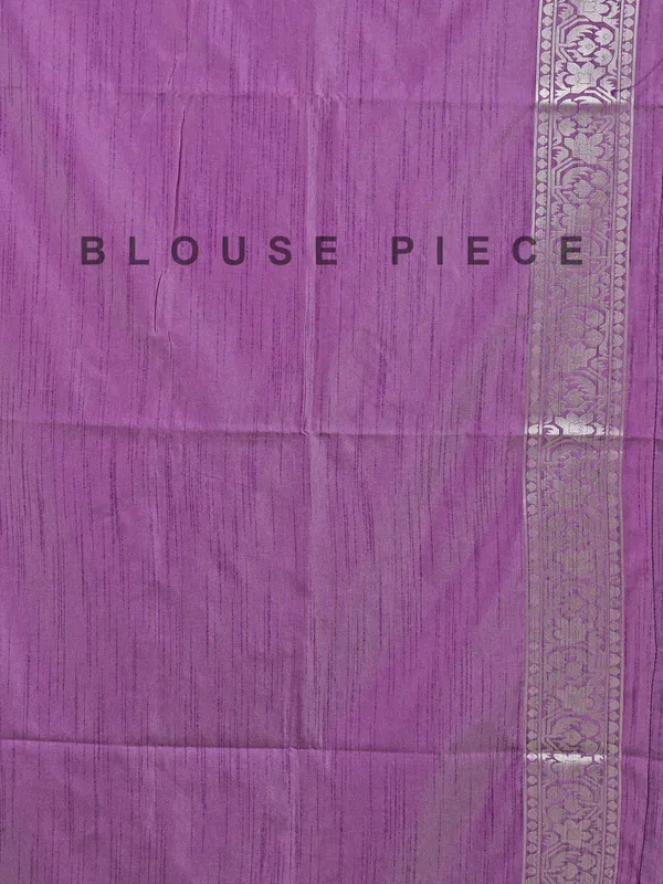 Royal purple silk saree with rich zari motifs
