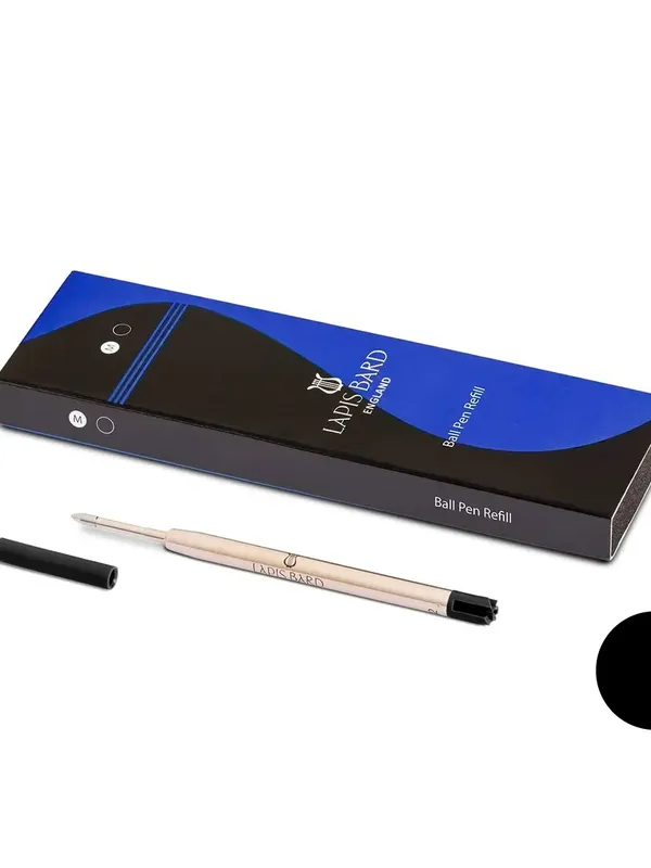 Lapis Bard Easy Flow 9000 Ballpoint Pen Refill Medium Black