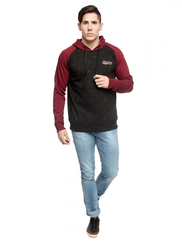 Men Printed Hoodie Sweatshirt
