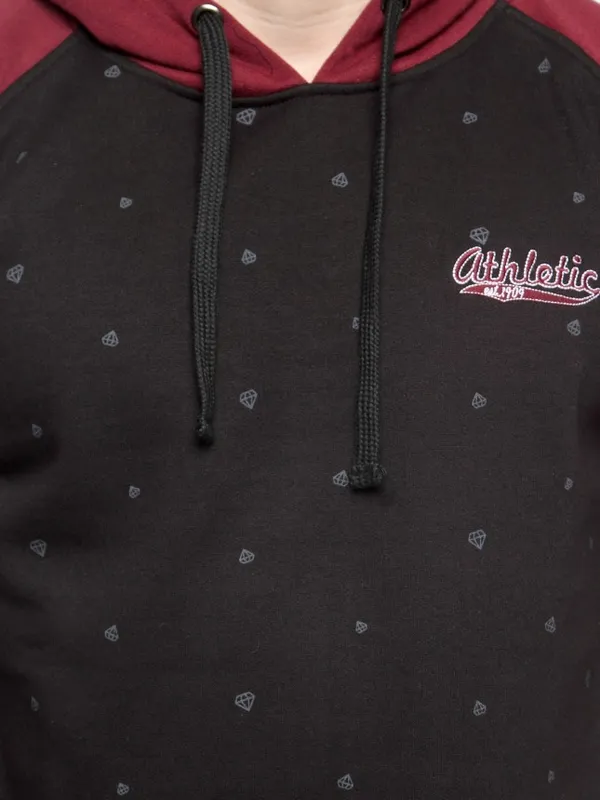 Men Printed Hoodie Sweatshirt